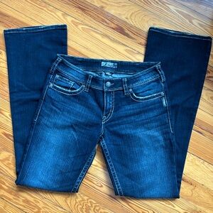 Silver bootcut jeans